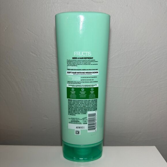 Garnier Fructis Pure Clean Silicone-Free Purifying Shampoo & Conditioner NEW - Picture 7 of 7